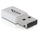 DeLock USB 2.0 Wi-Fi 4 přijímač, 150Mbps, 1T1R