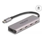 Delock USB 3.0 4-portový Hub s konektorem USB-C