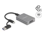 Delock USB-C čtečka karet pro paměťové karty SD a CFexpress typu A
