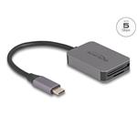 Delock USB-C čtečka karet SD a microSD, hliníkové tělo