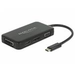 Delock video adaptér USB-C -> VGA / HDMI / DVI / DisplayPort