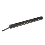 DIGITUS 19" PDU, 1U hliník, SCHUKO -> 8x CEE 7/4