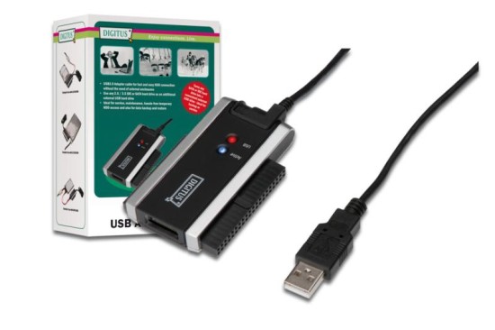 Digitus adaptér pro připojení IDE/SATA HDD na USB 2.0