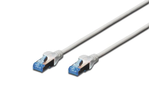 Digitus CAT 5e F-UTP patch cable, PVC AWG 26/7, length 1 m, color grey
