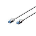 Digitus CAT 5e F-UTP patch cable, PVC AWG 26/7, length 1 m, color grey