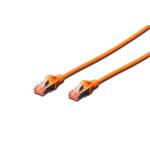 Digitus CAT 6 S-FTP patch kabel, AWG 27/7, 1m, oranžový