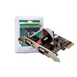 Digitus DS-30000-1, sériový řadič, 2x COM port, low profile, PCIe x1