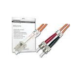 Digitus Fiber Optic Patch Cable, LC to ST,Multimode 50/125 µ, Duplex Length 3m