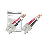 DIGITUS Fiber Optic Patch Cord, SC to SC, Multimode, OM1, 62.5/125 µ, Duplex Length 10m