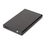 Digitus hliníkový externí box na 2.5" SATA disk, USB 3.0, černý