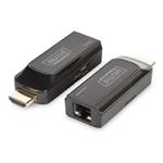 DIGITUS Mini HDMI Extender Set, Full HD, 50m, Cat6/6A/7, powered via Micro USB cable, black