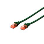 Digitus patch kabel UTP RJ45-RJ45 level CAT 6 0.5m zelená