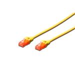 Digitus patch kabel UTP RJ45-RJ45 level CAT 6 0.5m žlutá