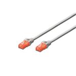 Digitus patch kabel UTP RJ45-RJ45 level CAT 6 10m šedá