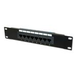 Digitus Patch Panel 10", CAT5E,nestíněný, 8x 8P8C LSA, černý,1U