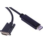 DisplayPort na DVI kabel 2m  M/M