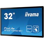 Dotykový monitor IIYAMA ProLite TF3215MC-B1, 31,5" kioskový LED, PCAP, USB, VGA/HDMI, lesklý, bez rámečku, černý