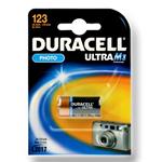 Duracell CR123, nabíjecí Li-Ion baterie do fotoaparátu, 3V, 500mAh