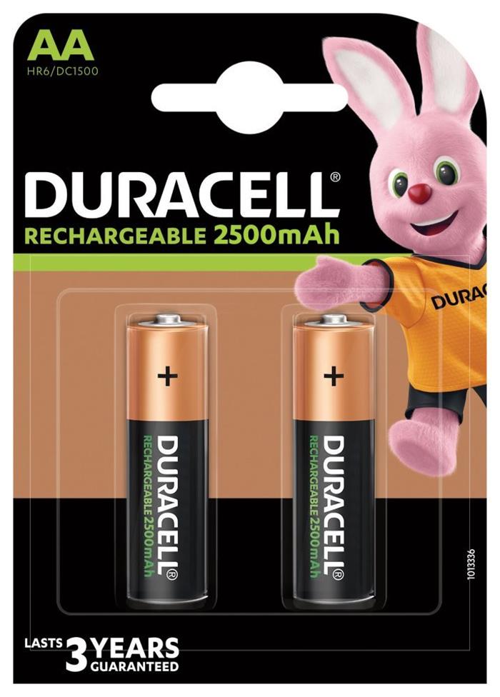 Duracell Rechargeable baterie 2500mAh 2 ks (AA)