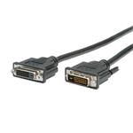 DVI prodlužovací kabel, DVI-D(M) - DVI-D(F), dual link, 2m