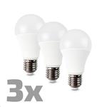 ECOLUX LED žárovka 3-pack, klasický tvar, 10W, E27, 3000K, 270°, 790lm, 3ks v balení