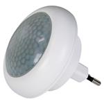 Emos LED noční světlo do zásuvky 230V, 8x LED, PIR, s detekcí pohybu