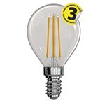 Emos LED žárovka MINI GLOBE, 4W/40W E14, NW neutrální bílá, 465 lm, Filament A++