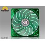 Enermax Apollish UCAP8-G, ventilátor 80x25mm, zelené LED