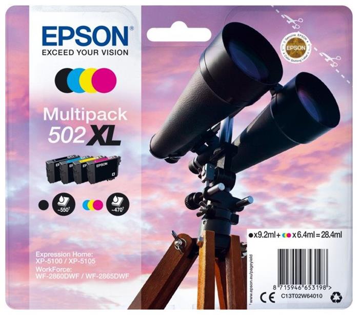 EPSON 502XL multipack 4 barvy