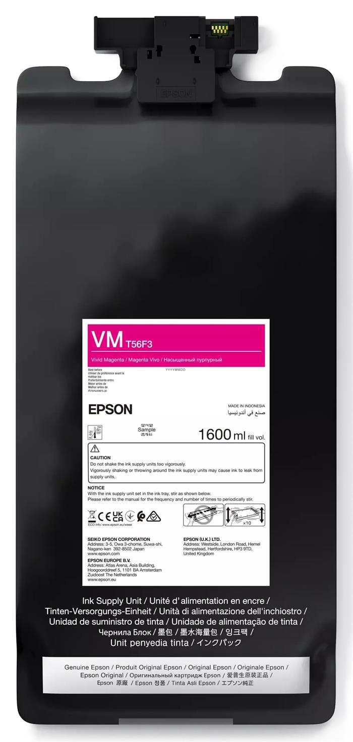 Epson originální ink C13T56F300, vivid magenta