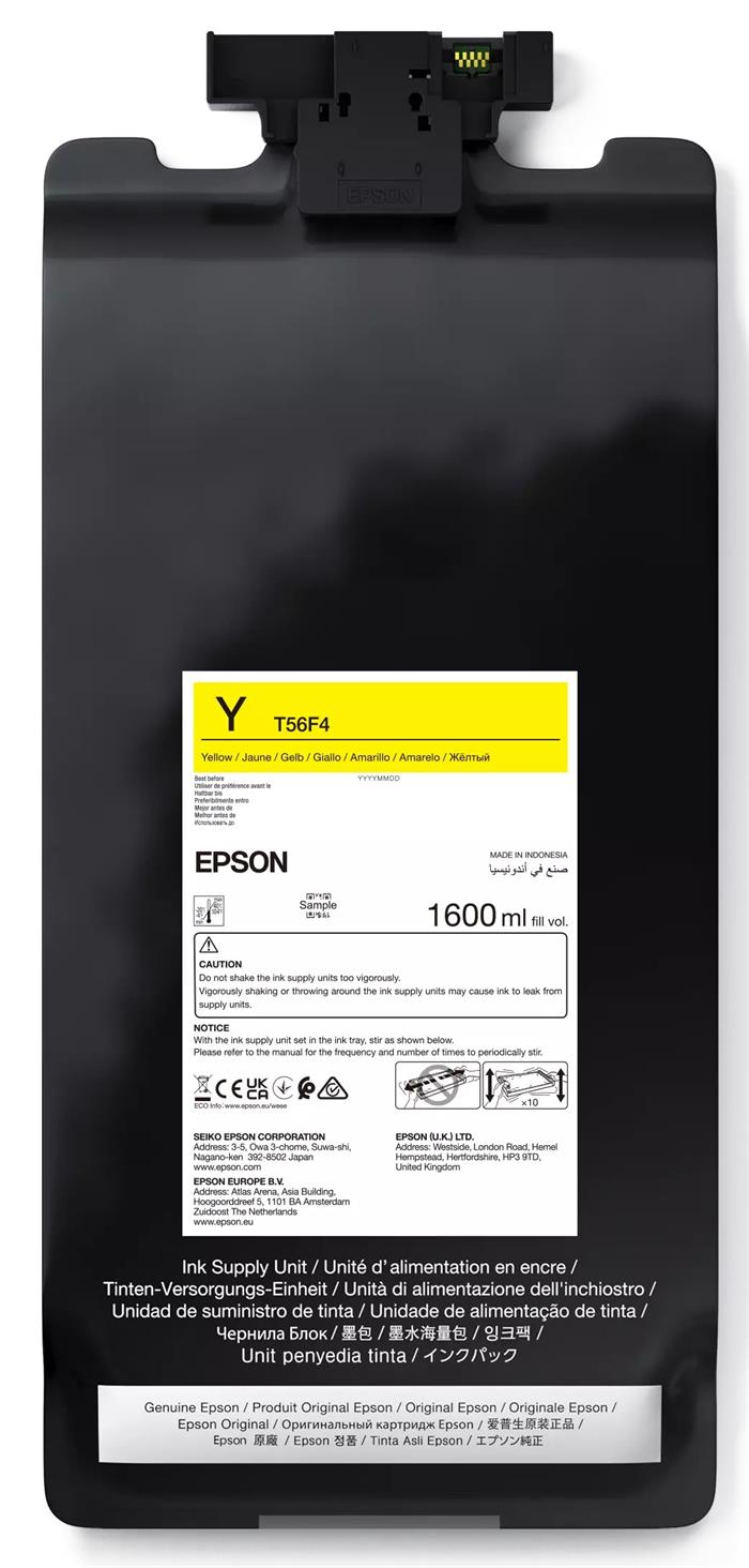 Epson originální ink C13T56F400, yellow