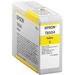 Epson Singlepack Photo Yellow T8504 UltraChrome HD ink 80ml