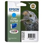 Epson T0792, inkoustová cartridge, azurová, C13T07924010