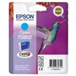 Epson T0802 azurová inkoustová cartridge, 7.4ml