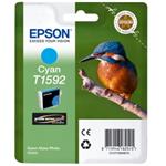 Epson T1592, inkoustová cartridge, azurová, 17ml, C13T15924010