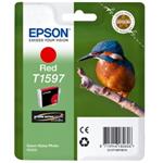 Epson T1597, inkoustová cartridge, červená, 17ml, C13T15974010