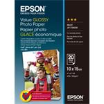 EPSON Value Glossy Photo Paper, 10x15cm, 183g, 20 listů