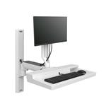 Ergotron CareFit Combo System bílý, nástěnný držák LCD, klávesnice+ myš