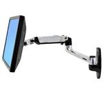 ERGOTRON LX Wall Mount Arm, hliník - nástěnný držák, max. 32" LCD