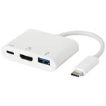 eSTUFF USB-C AV Multiport adaptér pro Macbook Pro, HDMI, USB 3.0, USB-C PD