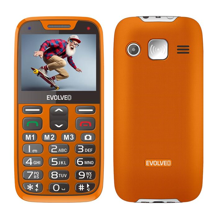 EVOLVEO EasyPhone XR oranžový
