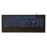 EVOLVEO LK652, podsvícená klávesnice, USB, CZ, černá