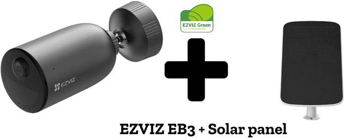 Ezviz EB3 - venkovní IP kamera na baterii + solární panel