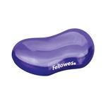 FELLOWES podložka pod zápěstí CRYSTAL gelová fialová