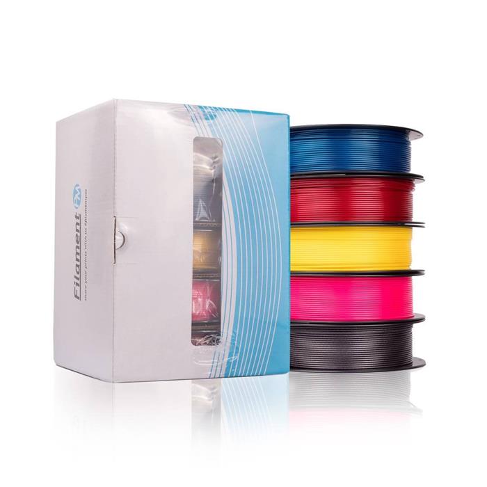 Filament PM tisková struna/filament 1,75 PLA Tasty Pack 5x0,3 kg