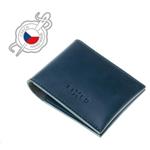 FIXED kožená peněženka Wallet z pravé hovězí kůže, modrá