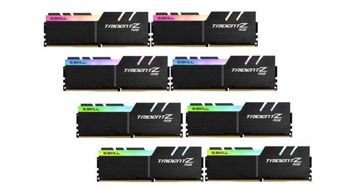 G.Skill DDR4 64GB (8x8GB) Trident Z RGB 4000MHz CL18 1.35V XMP 2.0
