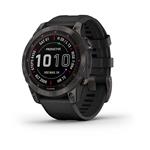 Garmin Fenix 7 Sapphire Solar, Titan Carbon Gray / Black Band