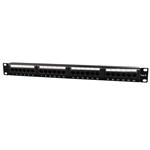 Gembird 24-port cat6 panel 19", 1U s cable management