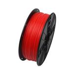 GEMBIRD 3D PLA plastové vlákno pro tiskárny, průměr 1,75mm, 1kg, červená, fluorescentní